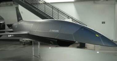 Fury unmanned fighter jet. Photo: Screengrab from CBS