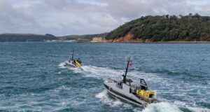 The Royal Navy's first autonomous minehunting system. Photo: Thales/Shaun Roster