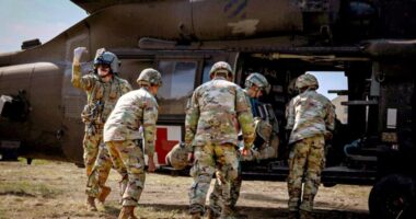The US Army conducts a medical evacuation drill. Photo: Staff Sgt. Laura Torres/US Army