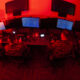 Marines with Marine Corps Forces Cyberspace Command pose for photos in cyber operations room at Lasswell Hall aboard Fort Meade, Maryland, Feb. 5, 2020. MARFORCYBER Marines conduct offensive and defensive cyber operations in support of United States Cyber Command and operate, secure and defend the Marine Corps Enterprise Network. This image is a photo illustration.