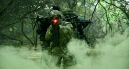 VISAKHAPATNAM, Andhra Pradesh, India (April 4, 2025) U.S. Army Soldiers assigned to Bayonet Company, 1st Battalion, 5th Infantry Regiment, 1st Infantry Brigade Combat Team, 11th Airborne Division, and Indian Army Soldiers, under the command of Col. Yash Agrawal and assigned to the 4/8 Gurkha Rifles Infantry Battalion, 91st Infantry Brigade, conduct field evacuation training during Exercise Tiger Triumph near Visakhapatnam, India, April 4, 2025. Tiger Triumph is a joint and combined U.S.-India exercise focused on humanitarian assistance and disaster response readiness, and interoperability. The exercise enables U.S. and Indian armed forces to improve interoperability and bilateral, joint, and service readiness in the Indian Ocean region and beyond to support a free and open Indo-Pacific. (Courtesy of Indian Army)