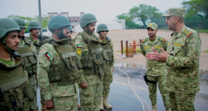 Kuwait National Guard personnel receive instructions during a training activity. Photo: KNG/Facebook