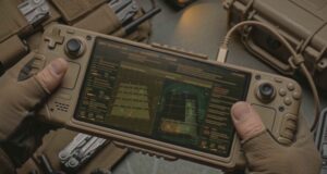 An operator uses a tactical control interface to coordinate autonomous ground robots. Shifters plans to expand development of its AI-powered robotic teams following a $10.2 million seed funding round.