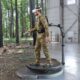 Virtuix's Virtual Terrain Walk platform allows warfighters to physically navigate AI-generated representations of real-world terrain during mission rehearsal and training. Image: Virtuix
