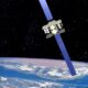 A US Air Force satellite in orbit above Earth. Photo: US Air Force