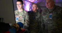 Soldiers, airmen, civilian cyber professionals, and partner forces participate in Cyber Shield 2025, a multinational cyber defense exercise. Photo: Master Sgt. Arthur Wright/DVIDS