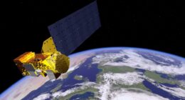 NASA's Aqua satellite orbiting Earth. Photo: NASA