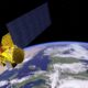 NASA's Aqua satellite orbiting Earth. Photo: NASA