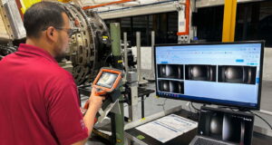 Pratt & Whitney integrates Aiir Innovations' AI-assisted borescope inspection software to accelerate aircraft engine maintenance. Photo: Pratt & Whitney