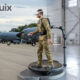 Virtuix's Omni One full-body virtual reality system, which combines AI-enabled training scenarios with immersive movement for military readiness. Photo: Virtuix