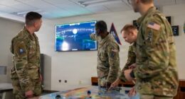 US Space Force Guardians assigned to Space Delta 5 conduct military planning Dec. 18, 2025, at Vandenberg Space Force Base, California. Photo: David Dozoretz/DVIDS