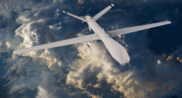 An unmanned aerial vehicle in flight. Image: SiMa.ai