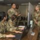 US Army and Air Force personnel participate in the 2021 Joint Forces Contracting Exercise at Joint Base-Fort Sam Houston, Texas, June 24, 2021.