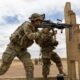 US Army soldiers participate in an M4 carbine and M249 Squad Automatic Weapon range at Fort Carson, Colorado, in April 2023. Photo: Staff Sgt. Herbert Roberson/DVIDS
