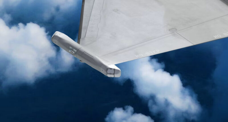 Saab’s Arexis electronic warfare sensor suite on a Eurofighter.