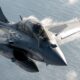 Dassault Aviation’s Rafale fighter during flight testing as the company evaluates new artificial intelligence algorithms for future cockpit and combat-system upgrades. Image: Dassault