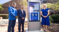 Ganesh C. Bora, Sambit Bhattacharya, and Burcu Adivar will lead Fayetteville State University’s new defense AI research program. Photo: Fayetteville State University