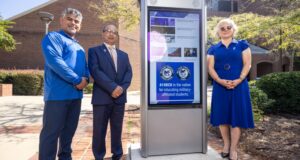 Ganesh C. Bora, Sambit Bhattacharya, and Burcu Adivar will lead Fayetteville State University’s new defense AI research program. Photo: Fayetteville State University
